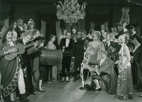 Hugo Rönnblad, Greta Garbo, Torsten Hammarén, Svend Kornbeck, Gerda Lundequist - Gösta Berling I. - Filmfotos