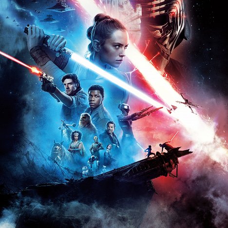 Oscar Isaac, John Boyega, Daisy Ridley - Star Wars: The Rise of Skywalker - Promokuvat