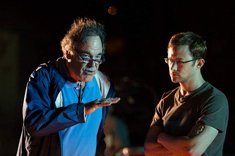 Oliver Stone, Joseph Gordon-Levitt - Snowden - Forgatási fotók