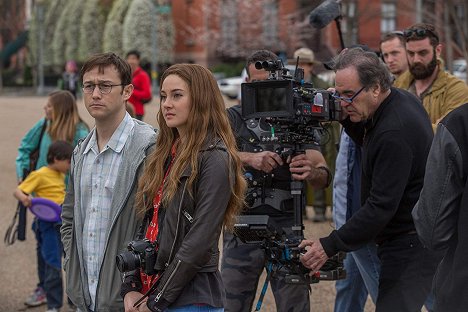 Joseph Gordon-Levitt, Shailene Woodley, Oliver Stone - Snowden - Dreharbeiten