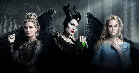 Michelle Pfeiffer, Angelina Jolie, Elle Fanning - Maleficent - Mächte der Finsternis - Werbefoto