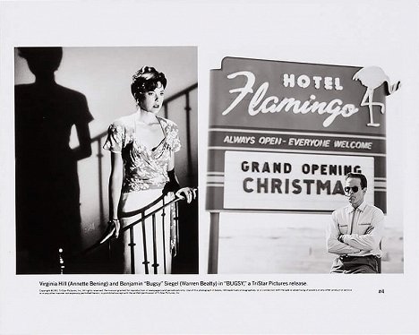 Annette Bening, Warren Beatty - Bugsy - Fotocromos