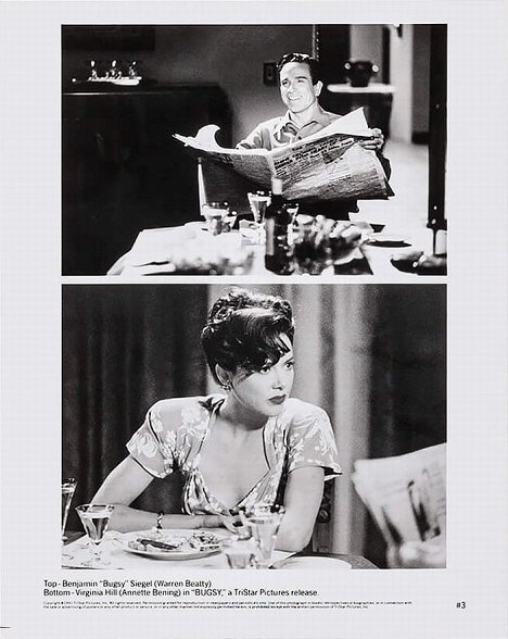 Annette Bening, Warren Beatty - Bugsy - Fotocromos