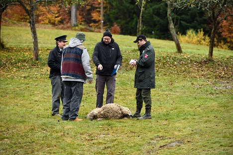 Robert Mikluš, Petr Zahrádka, Marek Geišberg - Strážmistr Topinka - Zločin na farmě - Making of