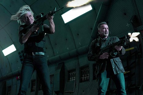 Linda Hamilton, Arnold Schwarzenegger - Terminator: Sötét végzet - Filmfotók