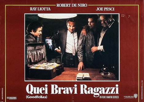 Joe Pesci, Robert De Niro, Ray Liotta, Paul Sorvino - Les Affranchis - Cartes de lobby