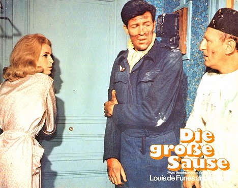 Marie Dubois, Claudio Brook, Bourvil - Don't Look Now: We're Being Shot At - Lobby Cards