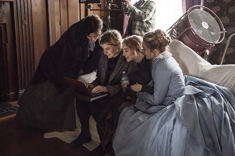 Emma Watson, Greta Gerwig, Saoirse Ronan, Florence Pugh - Little Women - Dreharbeiten