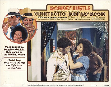Rudy Ray Moore - The Monkey Hu$tle - Cartes de lobby