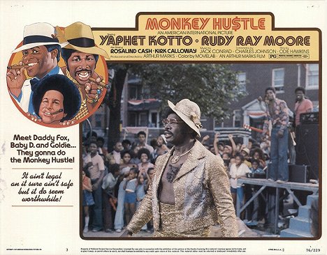 Rudy Ray Moore - The Monkey Hu$tle - Cartes de lobby
