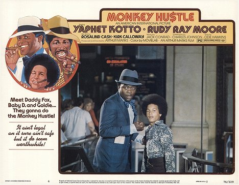 Yaphet Kotto, Kirk Calloway - The Monkey Hu$tle - Lobbykarten