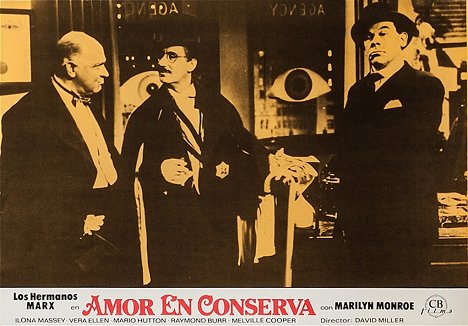 Eric Blore, Groucho Marx, Melville Cooper - Die Marx Brothers im Theater - Lobbykarten