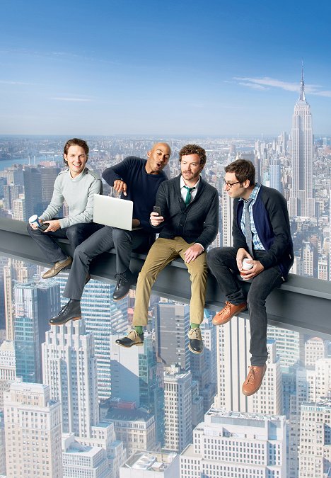 Michael Cassidy, James Lesure, Danny Masterson, Adam Busch - Men At Work - Werbefoto