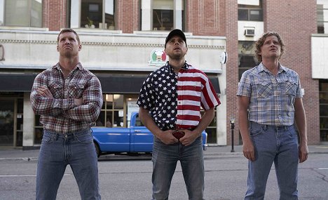 Jared Keeso, Jared Abrahamson, Nathan Dales - Letterkenny - The Rippers - Photos