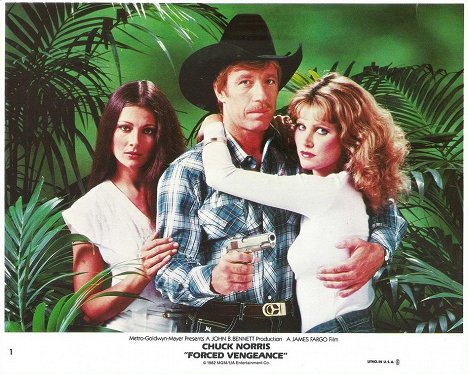 Camila Griggs, Chuck Norris, Mary Louise Weller - Forced Vengeance - Lobby Cards