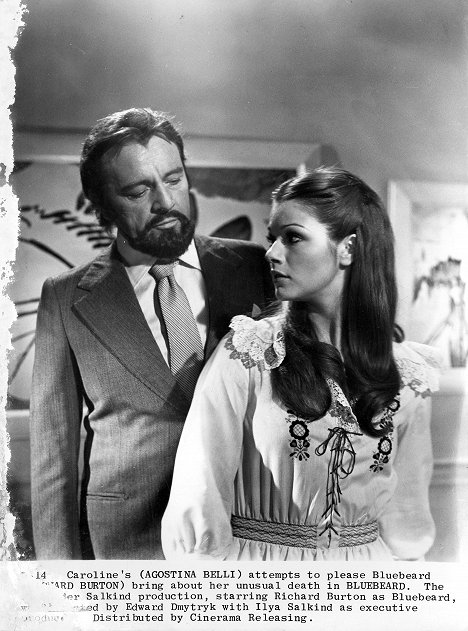 Richard Burton, Agostina Belli - Bluebeard - Cartes de lobby