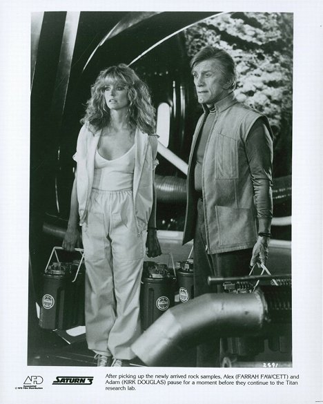 Farrah Fawcett, Kirk Douglas - Saturn 3 - Fotosky