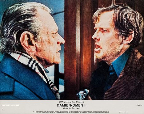William Holden, Nicholas Pryor - La maldición de Damien - Fotocromos