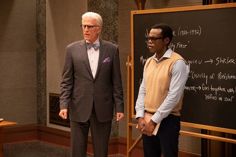 Ted Danson, William Jackson Harper - The Good Place - You've Changed Man - Photos