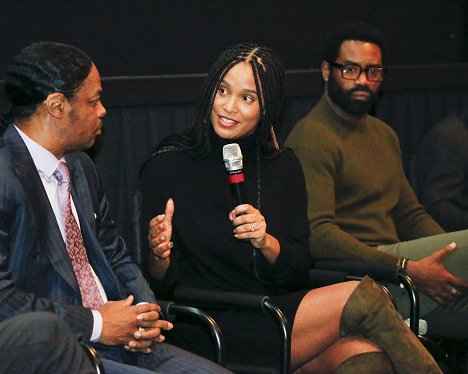 Talent and executive producers from ABC’s new drama “For Life” attended a screening event and panel discussion in collaboration with ESPN’s “The Undefeated” at the Landmark E Street Theater. - Joy Bryant - For Life - Eventos