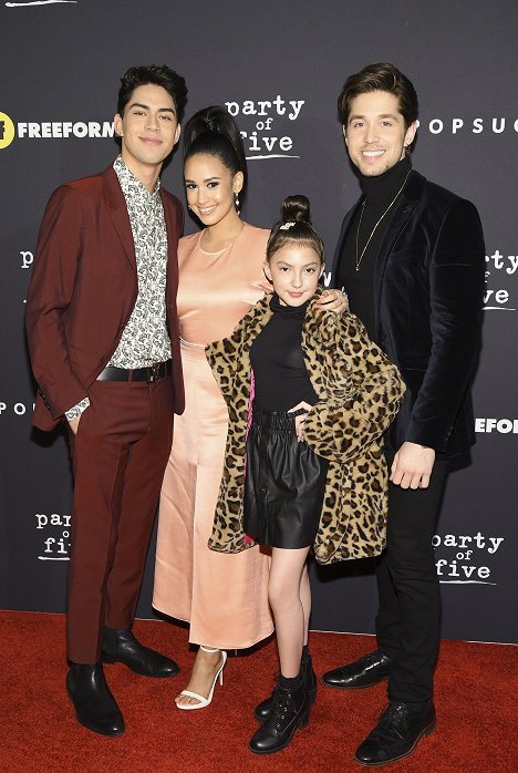 The cast of “Party of Five” celebrated the premiere in New York City. - Niko Guardado, Emily Tosta, Elle Paris Legaspi, Brandon Larracuente - Party of Five - Événements