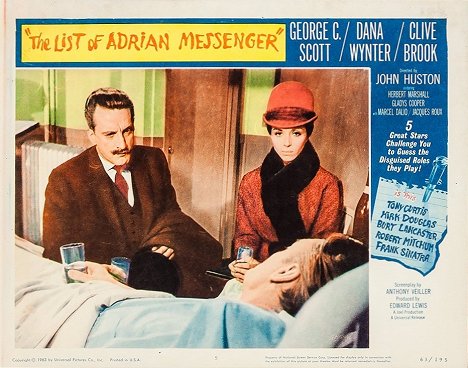 George C. Scott, Dana Wynter - The List of Adrian Messenger - Lobby Cards