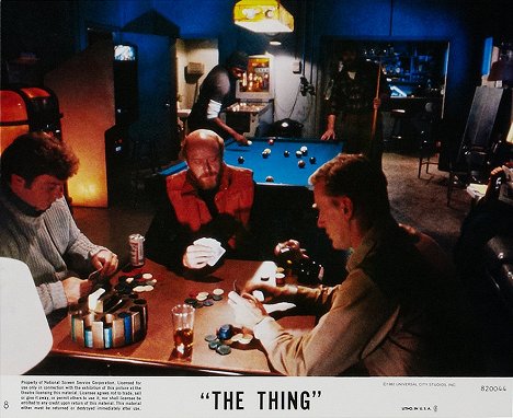 Charles Hallahan, Peter Maloney, T.K. Carter, Richard Masur, Donald Moffat - The Thing - Lobbykaarten