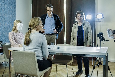 Anja Schneider, Fabian Hinrichs, Dagmar Manzel - Tatort - Die Nacht gehört dir - Making of