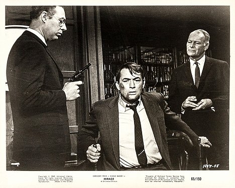 George Kennedy, Gregory Peck, Leif Erickson - Mirage - Lobby Cards
