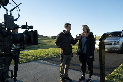 Leigh Whannell, Elisabeth Moss - The Invisible Man - Van de set