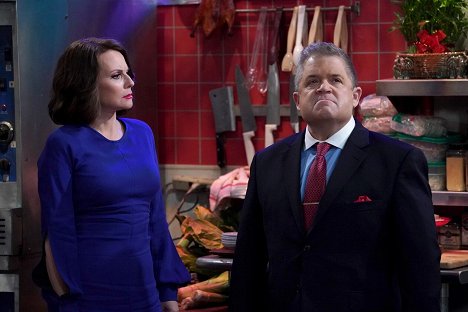 Megan Mullally, Patton Oswalt - Will & Grace - With Enemies Like These - Photos