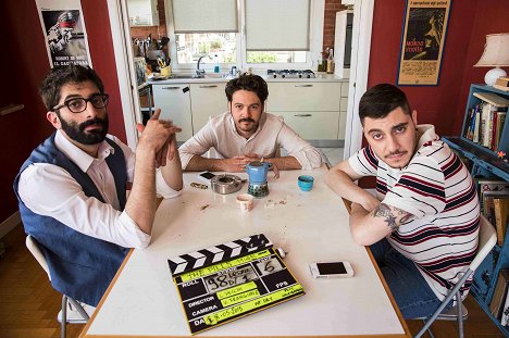 Luca Vecchi, Luigi Di Capua, Matteo Corradini - The Pills - Sempre meglio che lavorare - Tournage