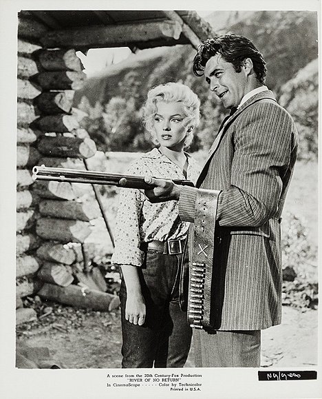 Marilyn Monroe, Rory Calhoun - River of No Return - Lobby Cards