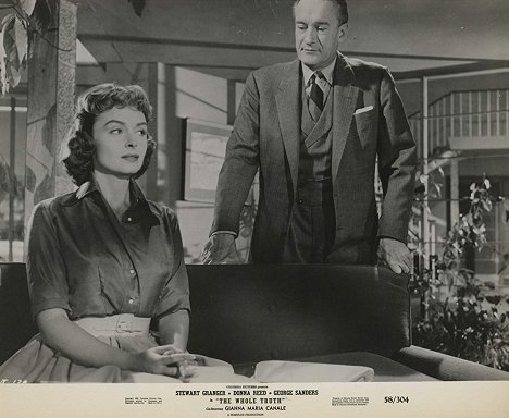 Donna Reed, George Sanders - The Whole Truth - Lobby Cards