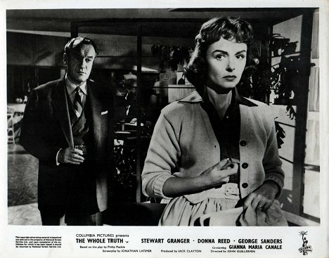 George Sanders, Donna Reed - The Whole Truth - Lobby Cards