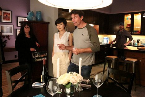 Yunjin Kim, Jerry O'Connell - Mistresses - Confrontations - Del rodaje