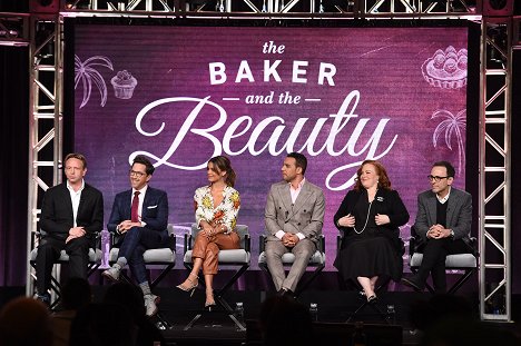 The cast and producers of ABC’s “The Baker and the Beauty” address the press on Wednesday, January 8, as part of the ABC Winter TCA 2020, at The Langham Huntington Hotel in Pasadena, CA - Dan Bucatinsky, Nathalie Kelley, Victor Rasuk - The Baker and the Beauty - Evenementen