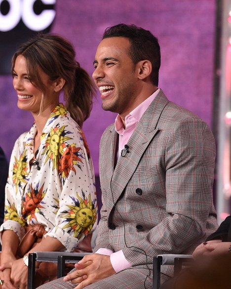 The cast and producers of ABC’s “The Baker and the Beauty” address the press on Wednesday, January 8, as part of the ABC Winter TCA 2020, at The Langham Huntington Hotel in Pasadena, CA - Nathalie Kelley, Victor Rasuk - The Baker and the Beauty - Eventos