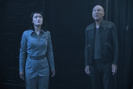 Isa Briones, Patrick Stewart - Star Trek: Picard - Die Geheimnisvolle Box - Filmfotos