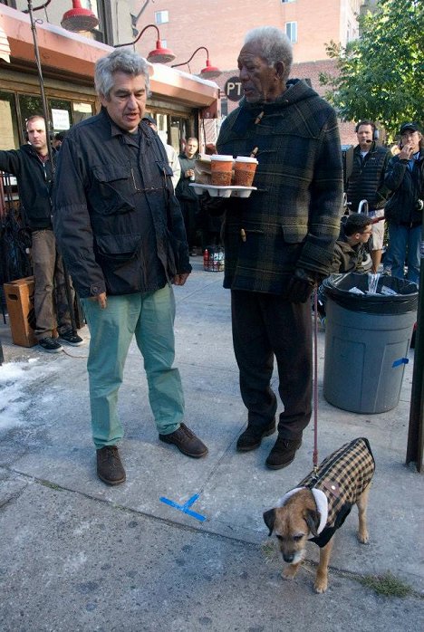Richard Loncraine, Morgan Freeman - Ruth & Alex - Verliebt in New York - Dreharbeiten
