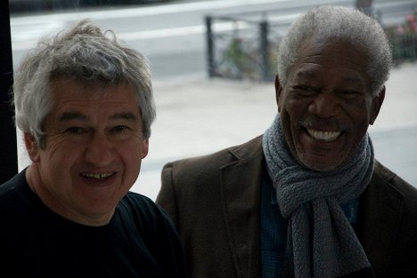 Richard Loncraine, Morgan Freeman - Öt emelet boldogság - Forgatási fotók