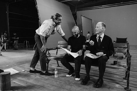 Dimitrios Katsantonis, Nicholas Dimitropoulos, Richard Chamberlain - Kalavryta 1943 - Tournage