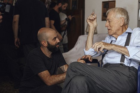 Nicholas Dimitropoulos, Max von Sydow - Kalavryta 1943 - Tournage