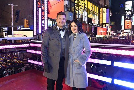 Ryan Seacrest, Lucy Hale - Dick Clark's New Year's Rockin' Eve with Ryan Seacrest 2020 - Making of