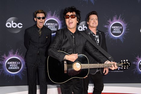 Mike Dirnt, Billie Joe Armstrong, Tre Cool - American Music Awards 2019 - Events