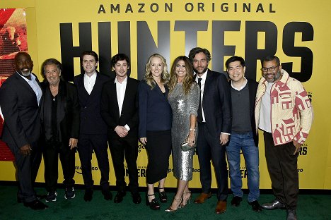 World Premiere Of Amazon Original "Hunters" at DGA Theater on February 19, 2020 in Los Angeles, California - Al Pacino, David Weil, Logan Lerman, Nikki Toscano, Josh Radnor