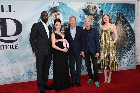 World premiere of The Call of the Wild at the El Capitan Theater in Los Angeles, CA on Thursday, February 13, 2020 - Omar Sy, Cara Gee, Harrison Ford, Chris Sanders, Karen Gillan - Erämaan kutsu - Tapahtumista