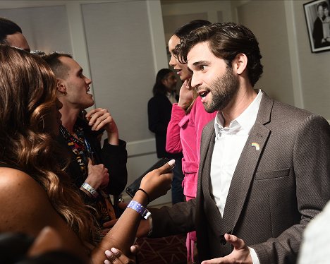 Premiere of the Freeform original film “The Thing About Harry,” on Wednesday, February 12, in Los Angeles, California - Britt Baron, Jake Borelli - The Thing About Harry - Events