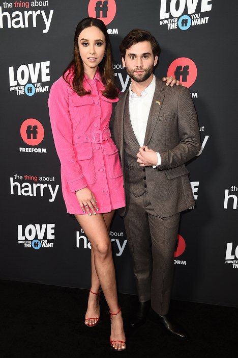 Premiere of the Freeform original film “The Thing About Harry,” on Wednesday, February 12, in Los Angeles, California - Britt Baron, Jake Borelli - The Thing About Harry - Z akcí