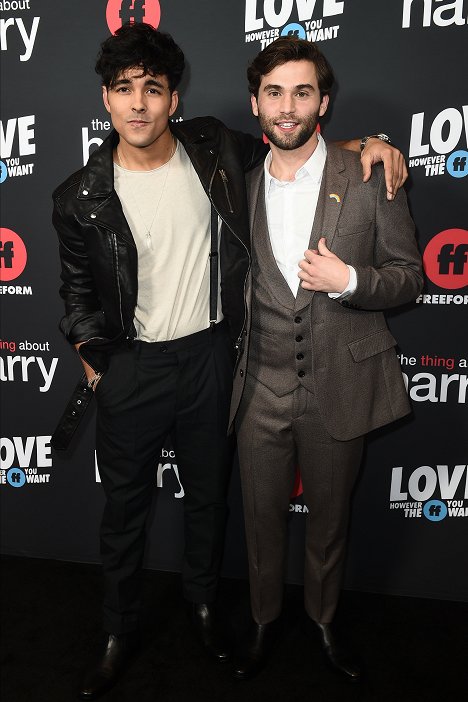 Premiere of the Freeform original film “The Thing About Harry,” on Wednesday, February 12, in Los Angeles, California - Niko Terho, Jake Borelli - The Thing About Harry - Z akcí